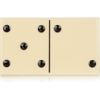 Charlotte Olympia Domino Pandora Perspex Clutch in Beige (cream) - Lyst