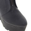 Cheap Monday Monolit Zip Front Wedge Ankle Boots in Black - Lyst