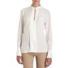 Chloé Center Panel Blouse in White - Lyst
