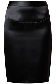 Co. Structured Silk Pencil Skirt - Lyst