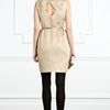 Coast Carla Metallic Dress in Gold (bronze) - Lyst