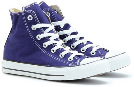 Converse Chuck Taylor All Star High in Blue - Lyst