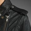 Diesel Lmarlene Treated Leather Jacket in Black - Lyst