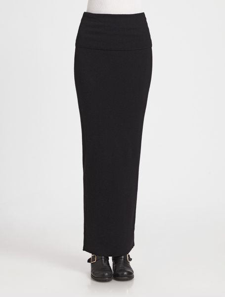 Donna Karan New York First Layer Cashmere Skirt in Black - Lyst
