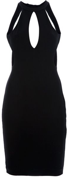 Dsquared2 Backless Dress in Black - Lyst