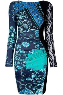 Emilio Pucci Printed Dress - Lyst