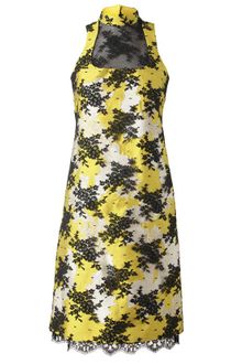 Erdem Martina Embroidered Mikado Lace Dress - Lyst