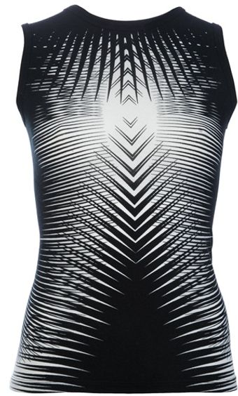 Gareth Pugh Print Vest Top - Lyst