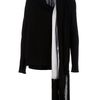 Givenchy Fringed Cardigan in Black - Lyst