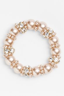 Givenchy Glass Pearl Stretch Bracelet - Lyst