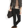 J Brand 901 Lowrise Waxed Leggings style Jeans in Black - Lyst