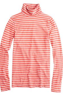 J.Crew Tissue Turtleneck Tee in Stripe - Lyst