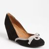 Jeffrey Campbell Ladylike Wedge Pump in Black (black suede/ grey suede) - Lyst