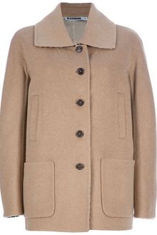 Jil Sander Short Coat - Lyst