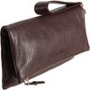 Jil Sander Foldover Clutch in Brown (gold) - Lyst