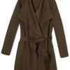 Joseph Lisa Long Double Face Cashmere Belted Coat in Brown - Lyst