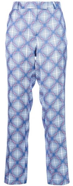 J.W. Anderson Printed Cigarette Trouser - Lyst