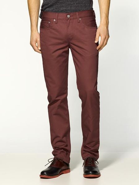 brown levis 511