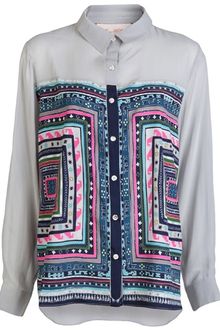 Mara Hoffman Combo Blouse - Lyst