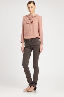 Marc By Marc Jacobs Evie Silk Top - Lyst