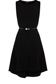Oasis High Low Seamed Dress - Lyst
