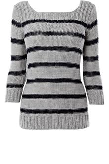 Oasis Breton Stripe Lame Top - Lyst