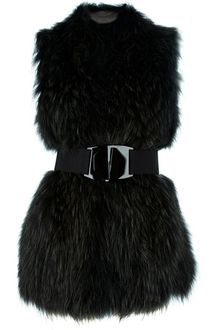 P.a.r.o.s.h. Raccoon Fur Gilet - Lyst