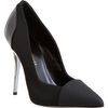 Proenza Schouler Combo Pointed Toe Pump in Black (silver) - Lyst