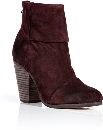 Rag & Bone Burgundy Suede Classic Newbury Boots - Lyst