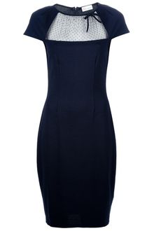 RED Valentino Lace Panel Dress - Lyst