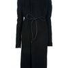 Rick Owens Belttie Coat in Black - Lyst