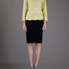 Stella Mccartney Peplum Top in Yellow - Lyst