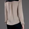 Theory Gerine Blouse in Beige - Lyst