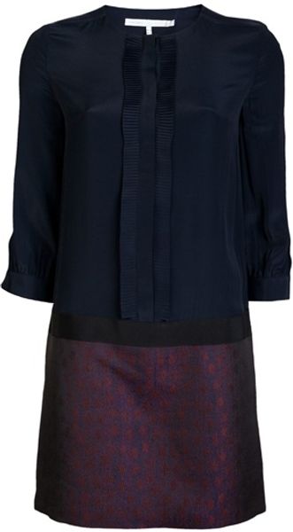 Victoria Beckham Plisse Dress - Lyst