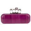 Alexander Mcqueen Knuckle Duster Clutch in Purple - Lyst