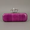 Alexander Mcqueen Knuckle Duster Clutch in Purple - Lyst