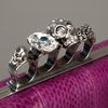 Alexander Mcqueen Knuckle Duster Clutch in Purple - Lyst