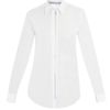 Balenciaga Poplin Zip Shirt in White - Lyst