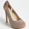 Calvin Klein Evonne Pump in Beige (light taupe patent/ nappa) - Lyst