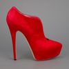 Casadei Platform Pump in Red - Lyst