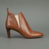 Chloé Mid Heel Ankle Boot in Brown - Lyst