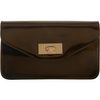 Chloé Patent Sally Envelope Clutch in Brown (gold) - Lyst