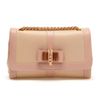 Christian Louboutin Sweet Charity Grained Leather Shoulder Bag in Pink (nude) - Lyst