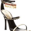 Dsquared2 Leather Strap Sandal in Black - Lyst