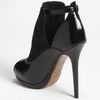 Fendi Victorian Peep Toe Shield Bootie in Black - Lyst