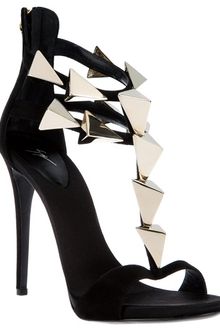 Giuseppe Zanotti Tbar Spiked Sandal - Lyst
