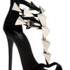 Giuseppe Zanotti Tbar Spiked Sandal in Black - Lyst