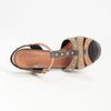 Gucci Jacquelyne Sandal in Gray (beige/ tan) - Lyst