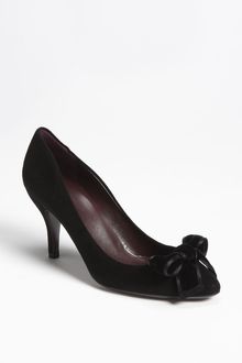 Gucci Velvet Bow Pump - Lyst