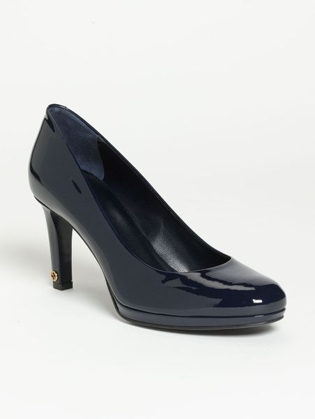 Gucci Paulette Pump in Blue - Lyst